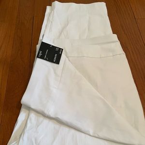 Alfani white capri dress pants
